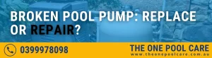 Broken Pool Pump Replace