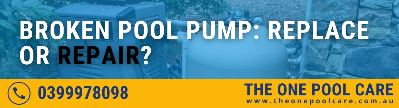Broken Pool Pump Replace