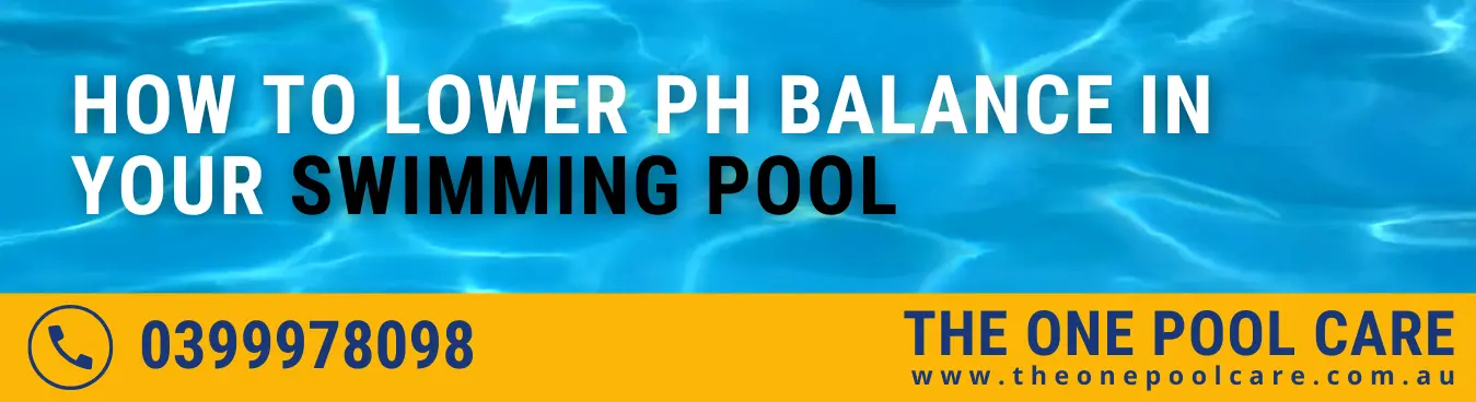Lower pH Balance in Your Swimming Pool