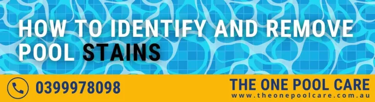 How to Remove Pool Stains?