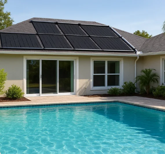 Commercial Pool Heating Black Rock