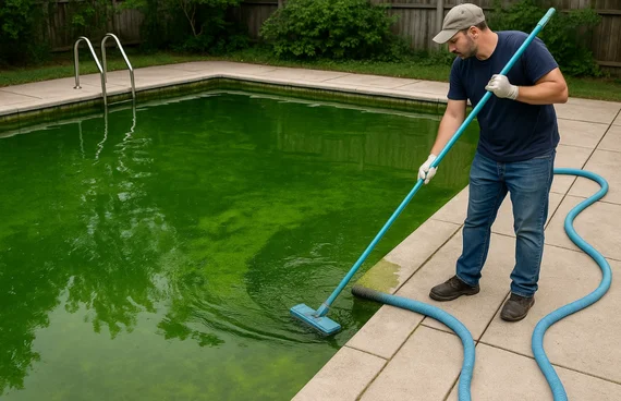 pool-green-algae-Dingley Village