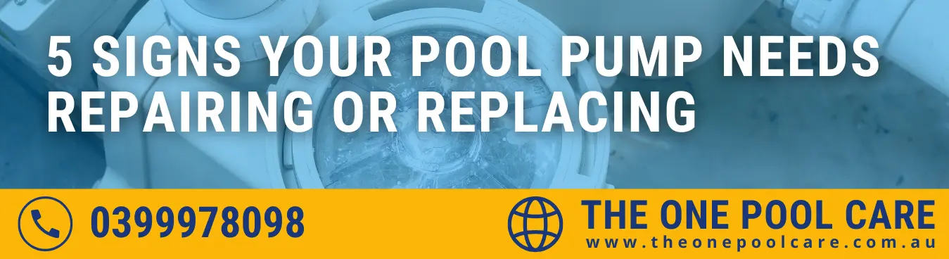 Pool Pump Needs Repairing or Replacing
