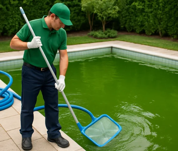 Green Pool Cleaning Specialists in Box Hill North