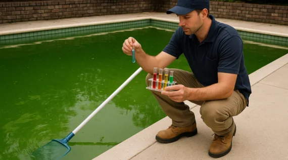 Professional Green Pool Cleaning Service in Balwyn North