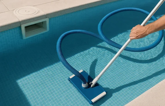 thoroughly clean pool walls Albert Park