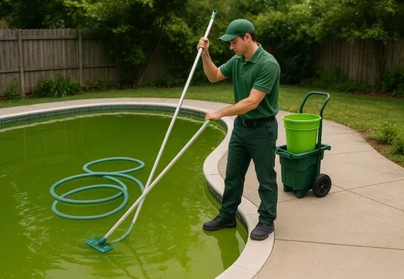 Pool Algae Removal in Balaclava