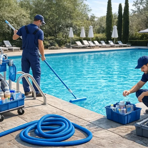 emergency commercial pool cleaning Melbourne service