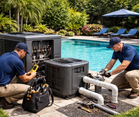 professional pool heating Vermont service