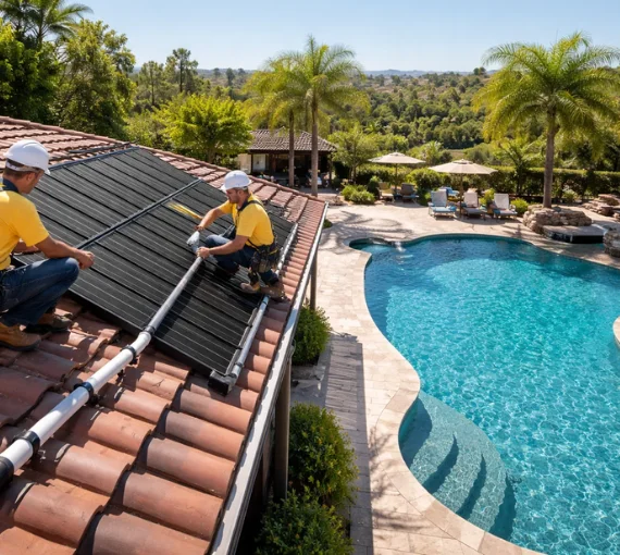 Solar Pool Heating Box Hill North