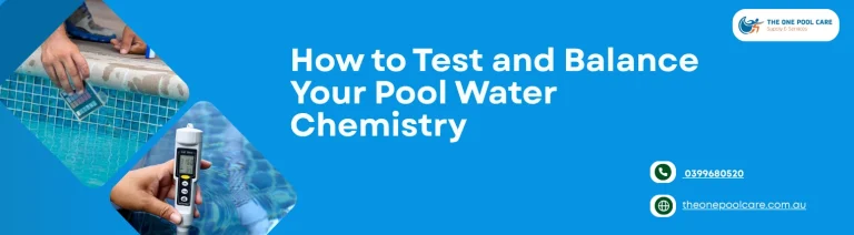 Test and Balance Your Pool Water Chemistry