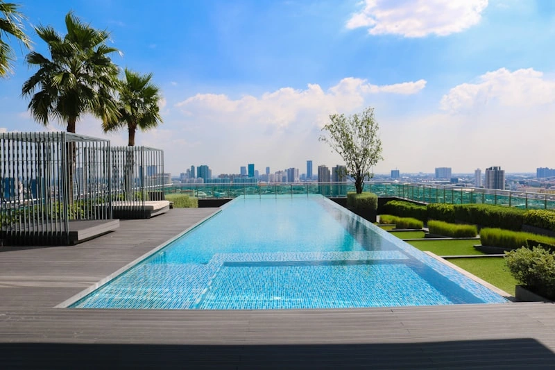 Clean Melbourne backyard pool maintained during owner's holiday