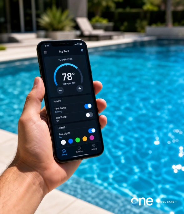 Pool automation app control