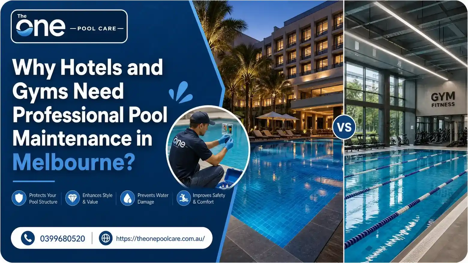 Hotels and Gyms Need Professional Pool Maintenance