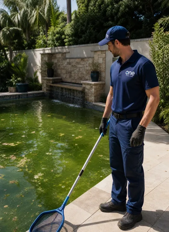 Green pool cleaning in Doncaster