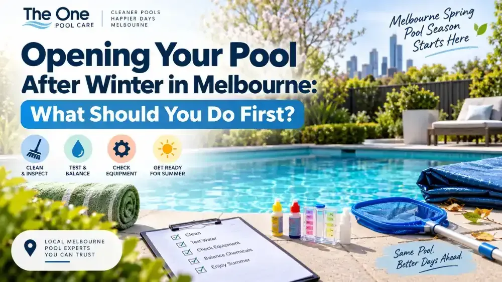 After winter pool cleaning
