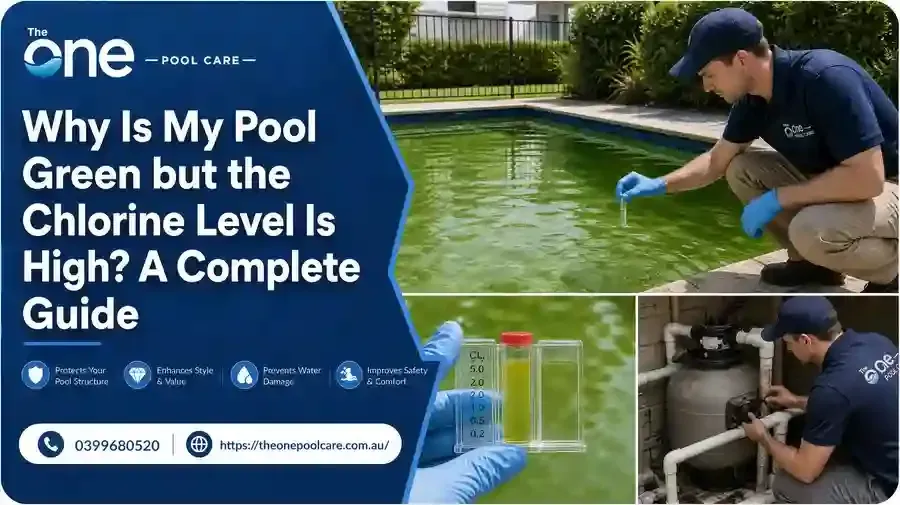 Pool Green but the Chlorine Level Is High