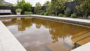 brown-pool-after-chlorine